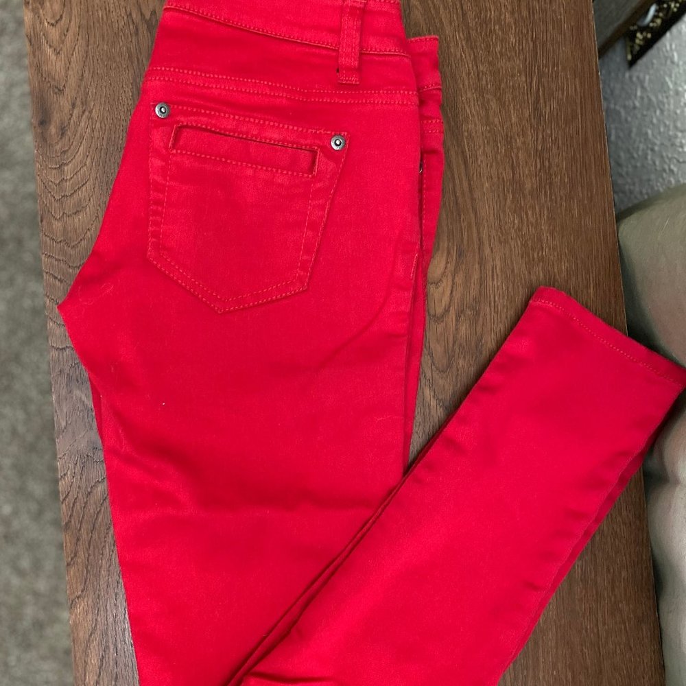 Celebrity Pink red skinny leg jeans